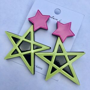 Star Drop Earrings